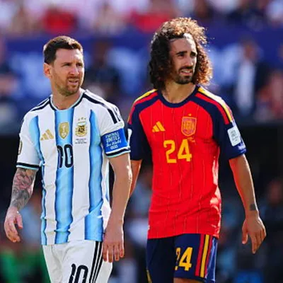 Lectura de labios: qué se dijeron Messi y Cucurella cuando el árbitro no aplicó la Ley Prestianni