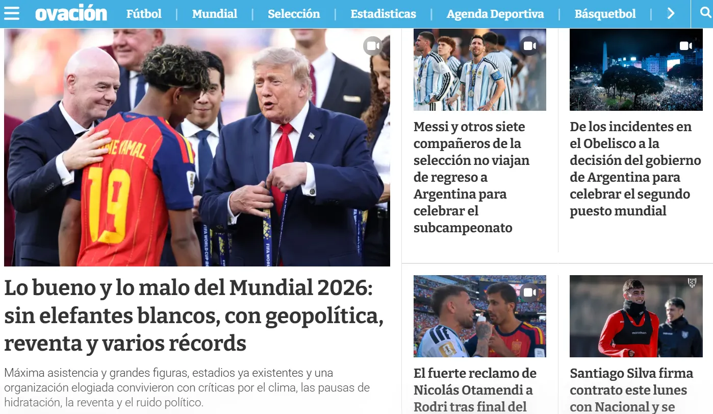 Ovación – Uruguay
