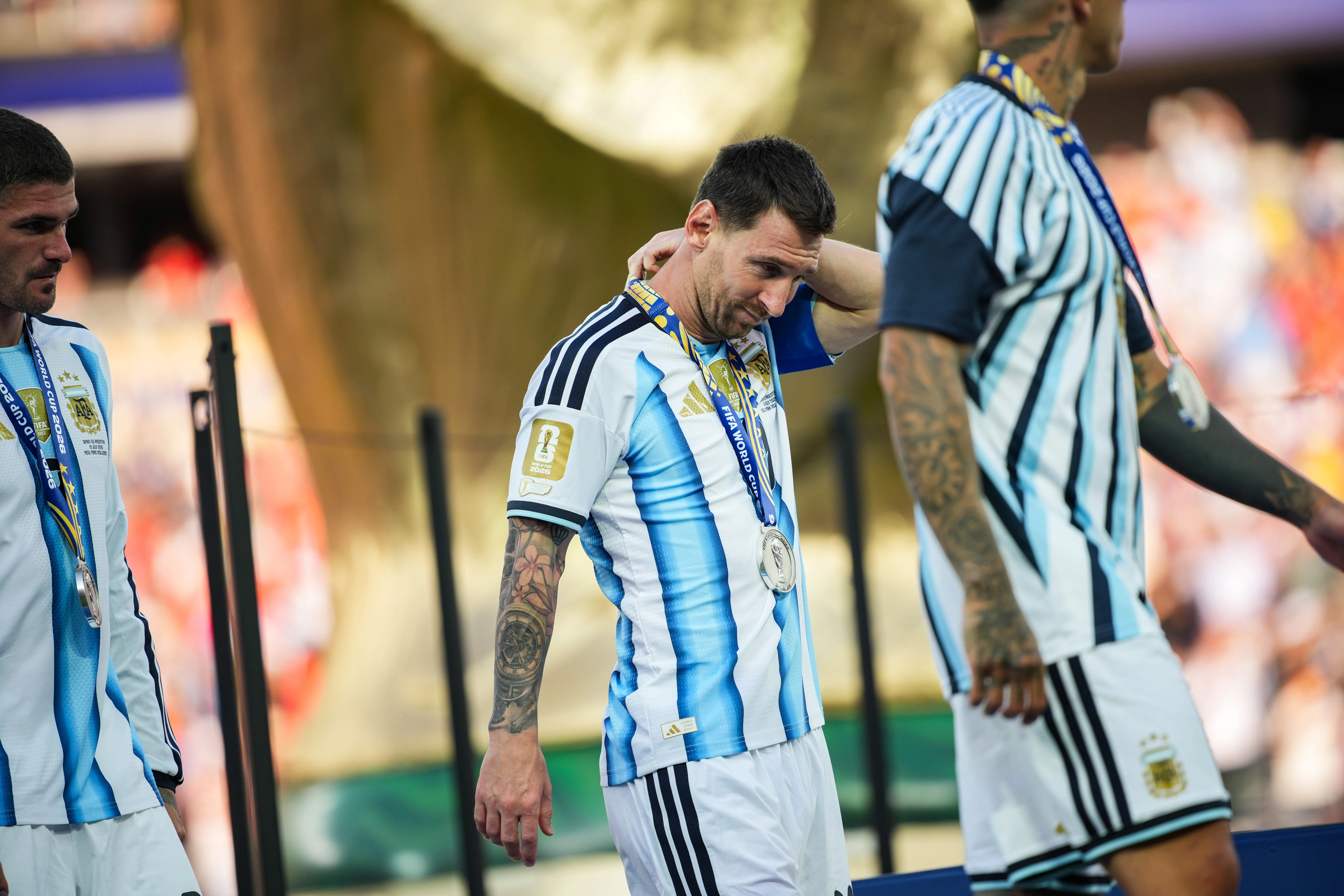 Messi se despidió del Mundial tras la derrota con España
