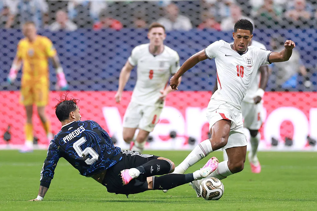 Leandro Paredes con la Selección Argentina en el Mundial 2026. (Getty Images)