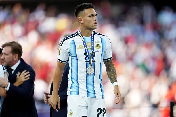 Lautaro Martínez, delantero de la Selección Argentina. (Getty Images)