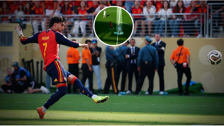 Ferrán Torres convirtió el gol para España ante Argentina.