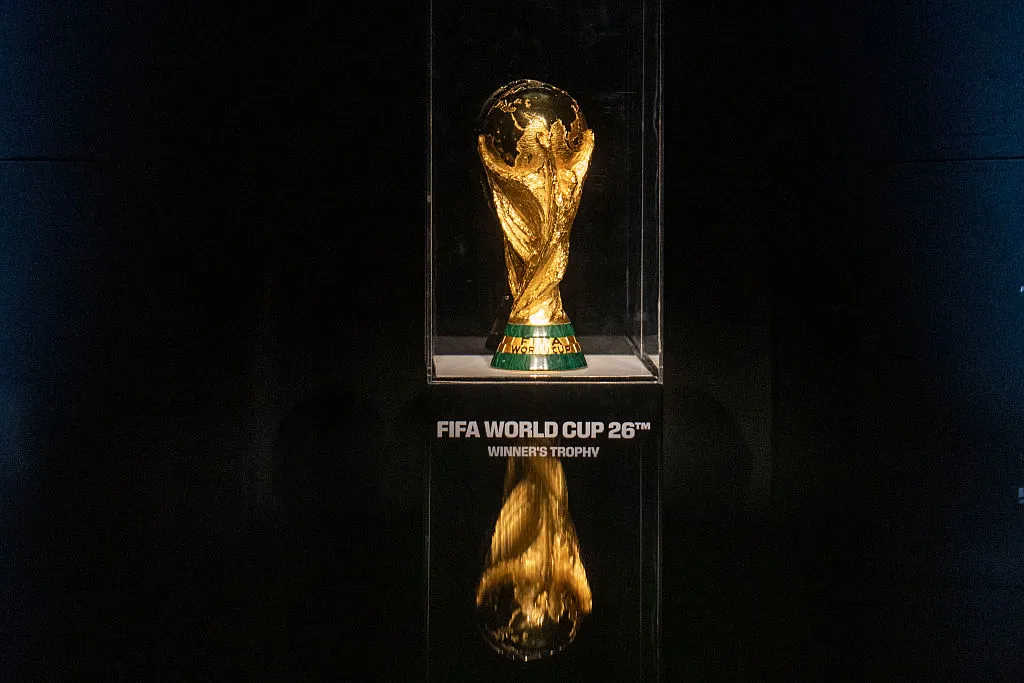 El trofeo de la Copa del Mundo de la FIFA. (Getty Images)
