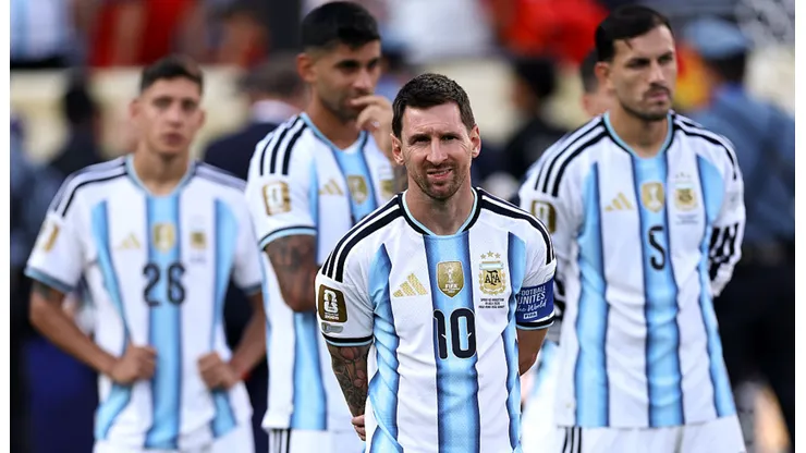 Lionel Messi y los jugadores de la Selección Argentina tras la final del Mundial 2026.