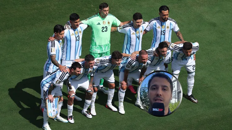 El once titular de Argentina ante España.