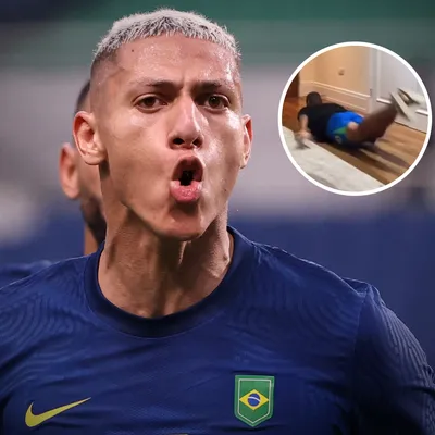 El provocador festejo de Richarlison en el gol de España