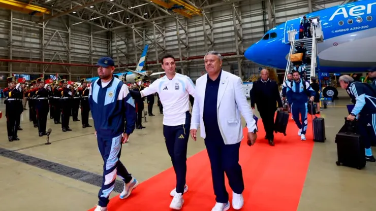 La Selección Argentina regresó al país.