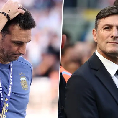 El pedido de Zanetti a Scaloni: ''Ojalá se quede''