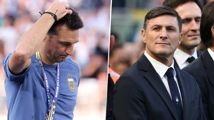 Javier Zanetti dijo abiertamente que espera que Lionel Scaloni y su cuerpo técnico continúen al frente de la Selección Argentina.