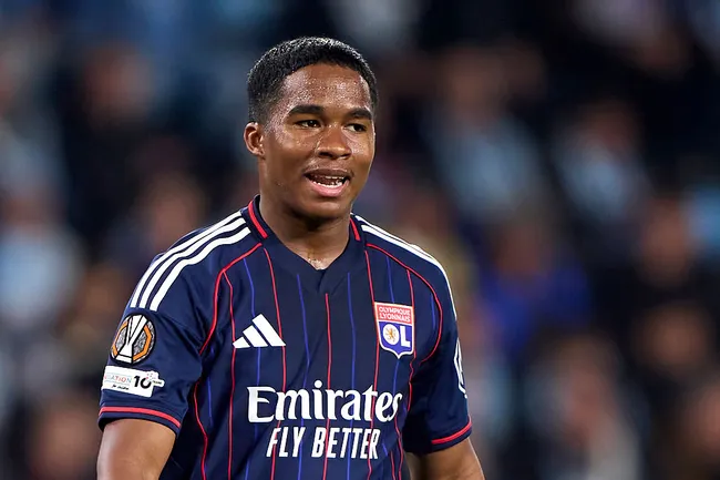 Endrick aprovechó su semestre en Lyon: 8 goles y 8 asistencias en 21 partidos. (Getty)