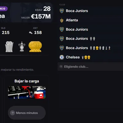 Copero – Convertite en leyenda: el juego viral en el que simular tu carrera como futbolista profesional