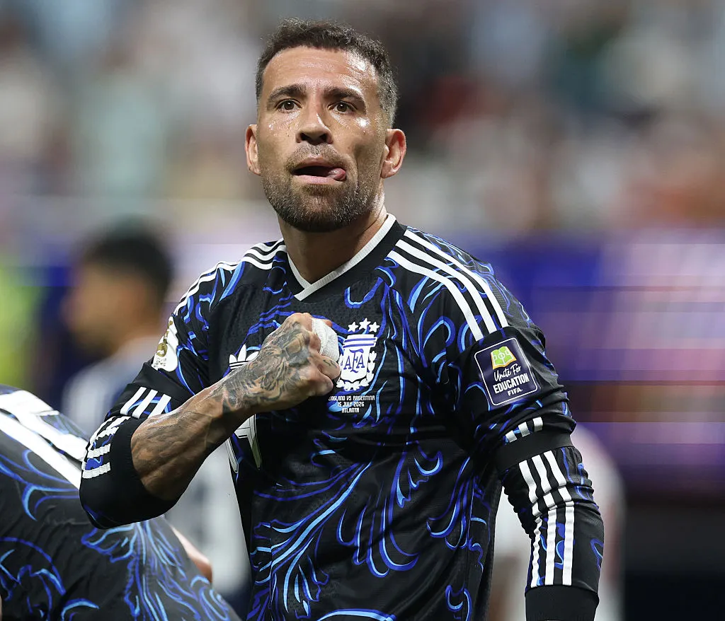 Nicolás Otamendi en la Selección Argentina. (Getty Images)