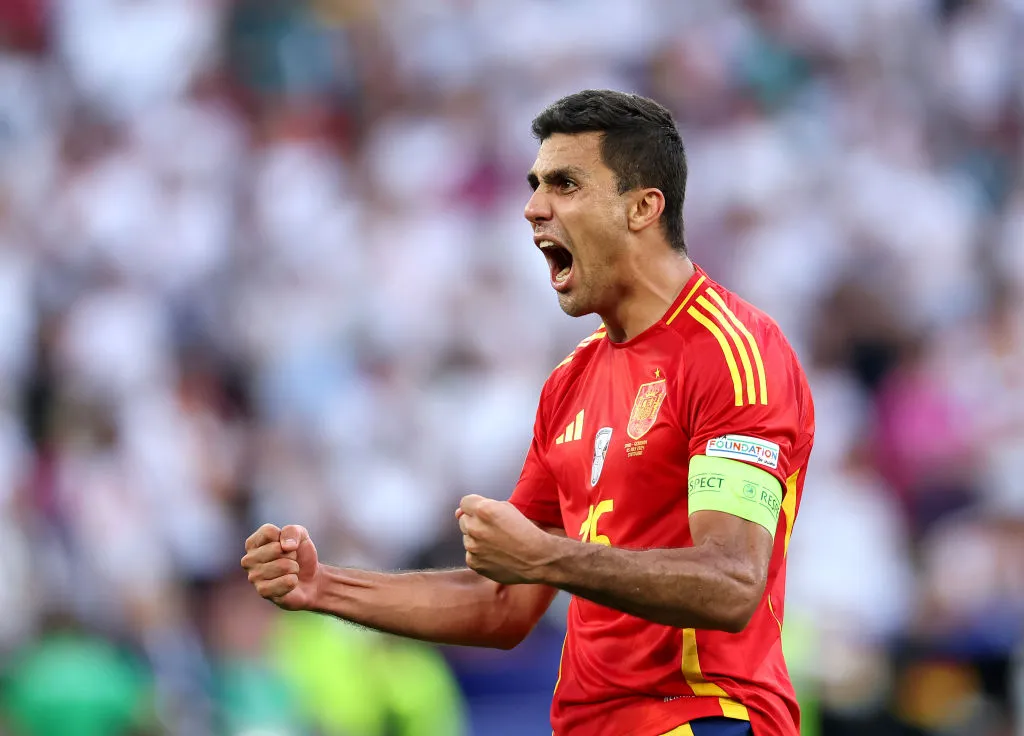 Rodri Hernández en la Selección de España. (Getty Images)