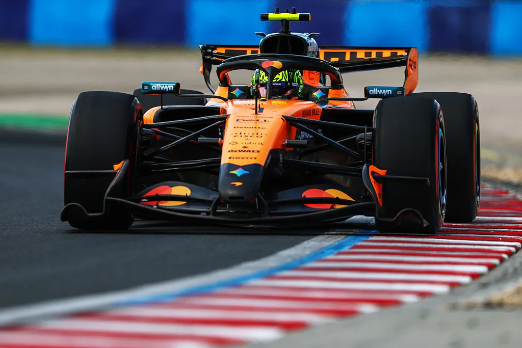 Lando Norris, el más rápido en Hungría. (Getty)
