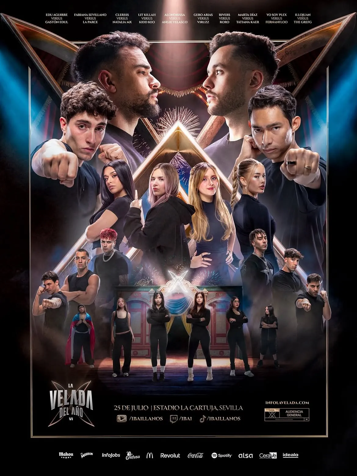 Cartelera de La Velada del Año VI.