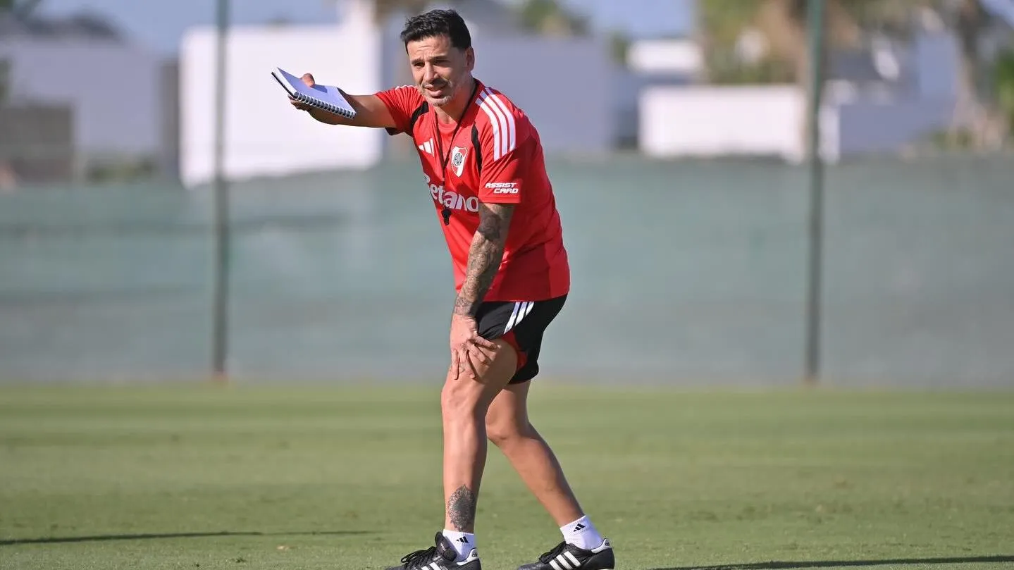 Ariel Broggi, el DT de River hoy