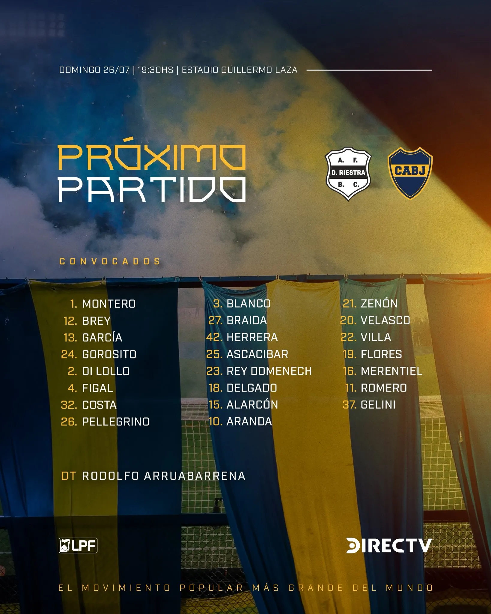 Los convocados de Boca (Prensa Boca)