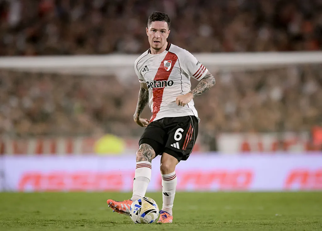Aníbal Moreno, mediocampista de River. (Getty Images)