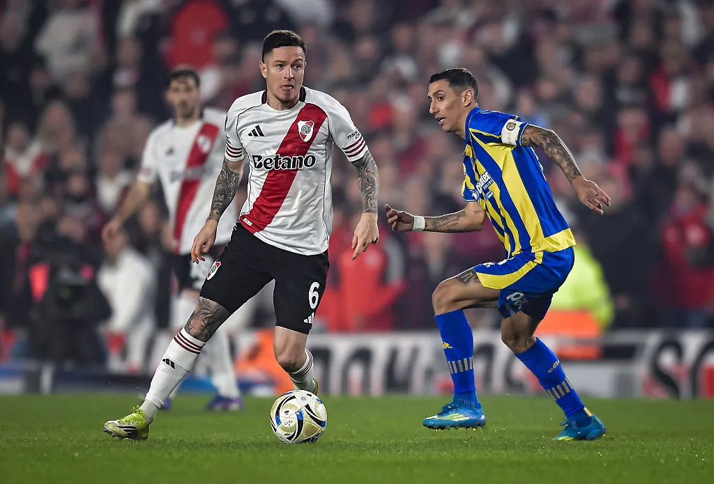 Aníbal Moreno, mediocampista de River. (Getty Images)