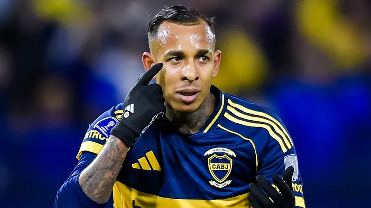 Sebastián Villa, delantero de Boca.
