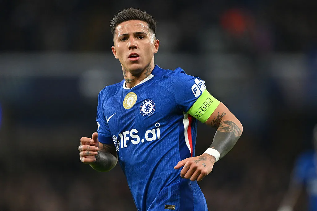 Enzo Fernández, capitán de Chelsea. (Getty Images)