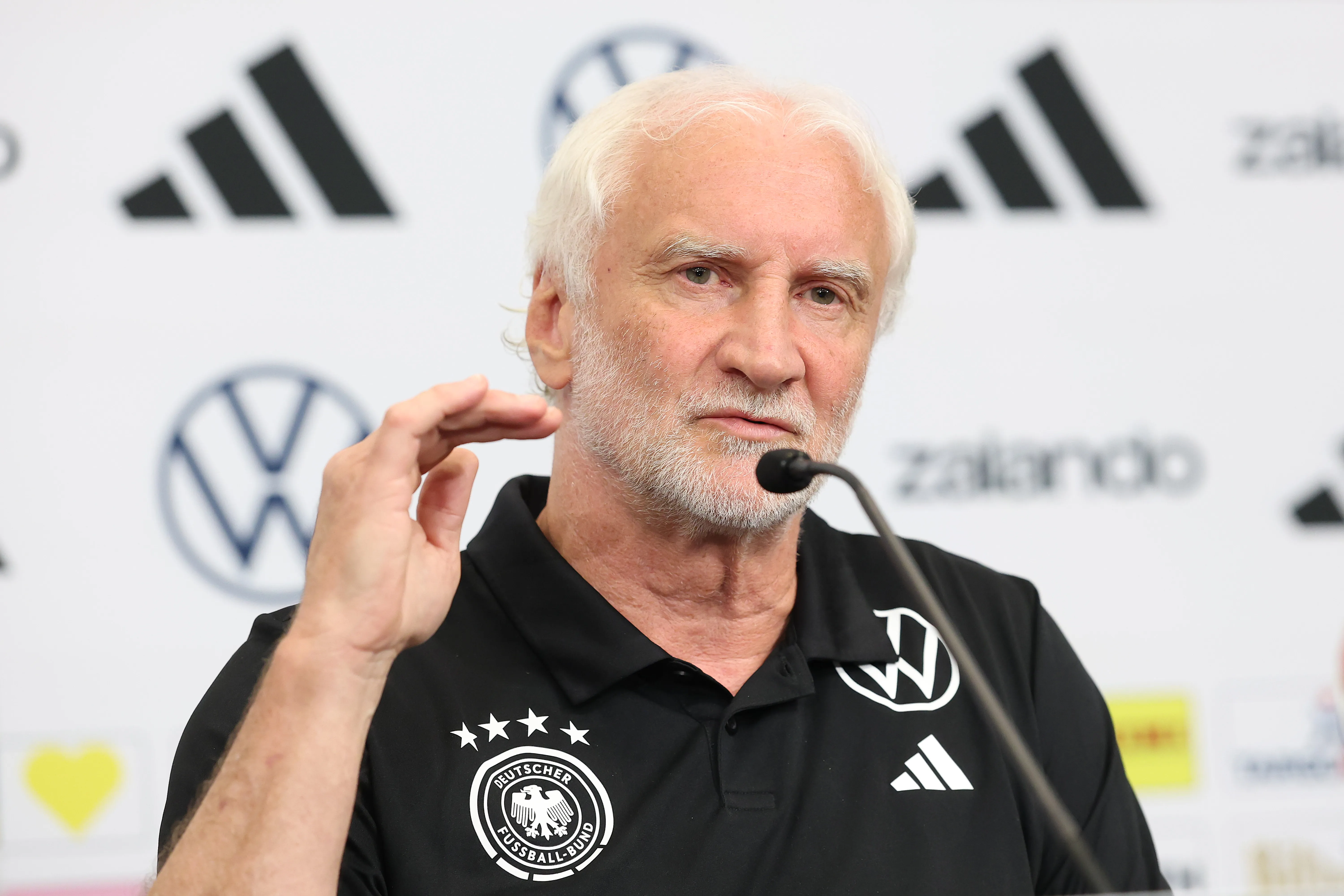 Rudi Völler, director deportivo de la federación alemana. Getty Images.