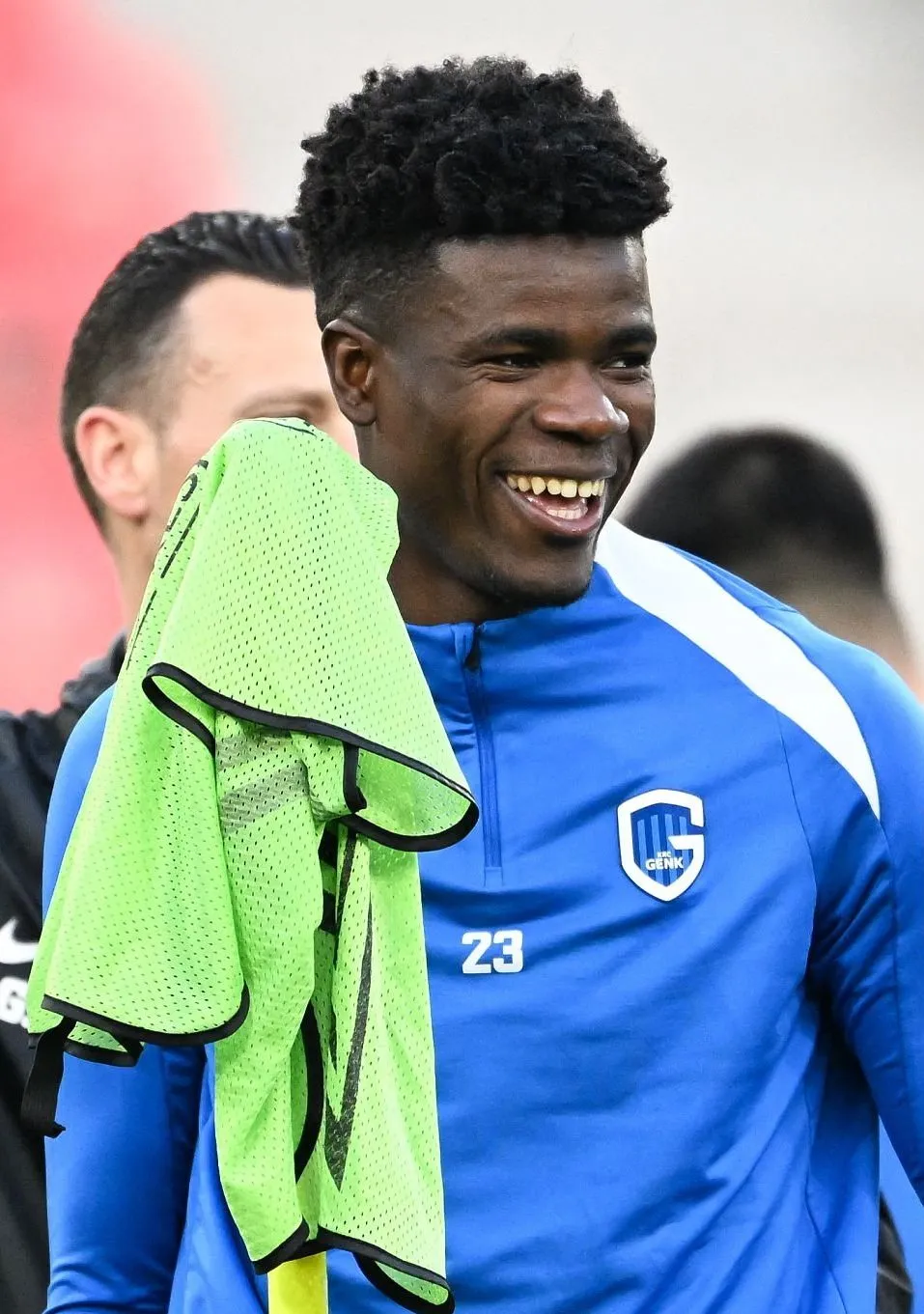 Aaron Bibout, delantero camerunés del Genk.