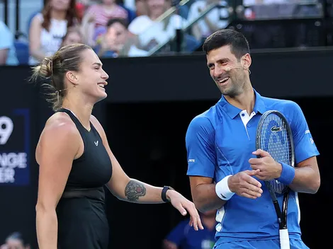 Djokovic y Sabalenka unen fuerzas para jugar dobles en el US Open 2026