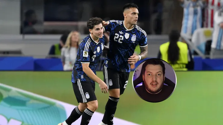 Julián Álvarez y Lautaro Martínez deberían ser los delanteros.