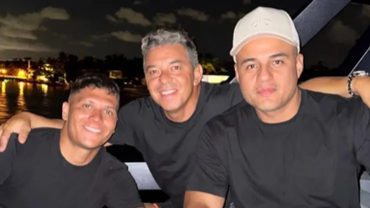 Quintero y Gallardo, juntos de vacaciones.