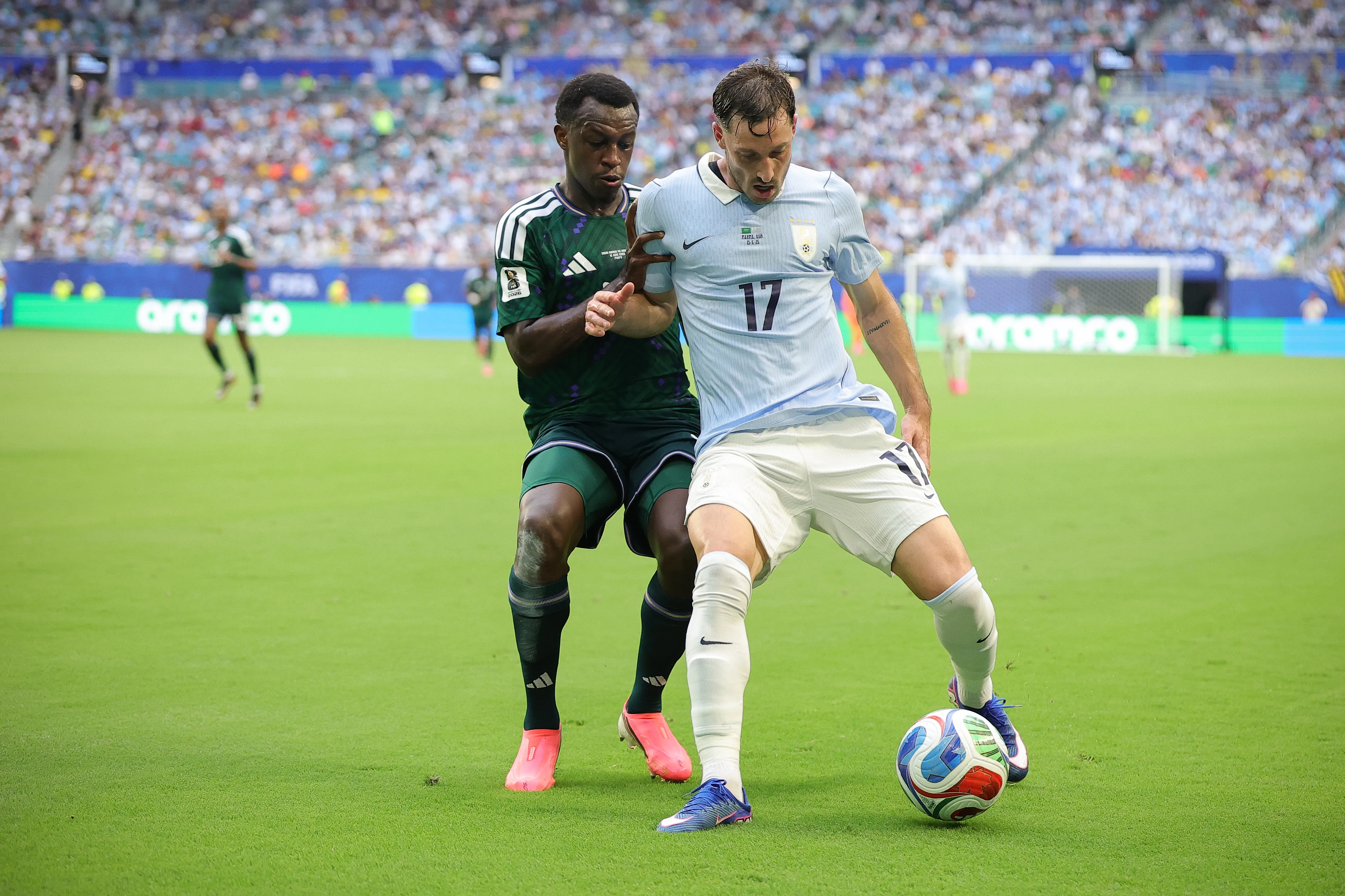 Viña jugó el Mundial 2026 para Uruguay. (Foto: Getty).
