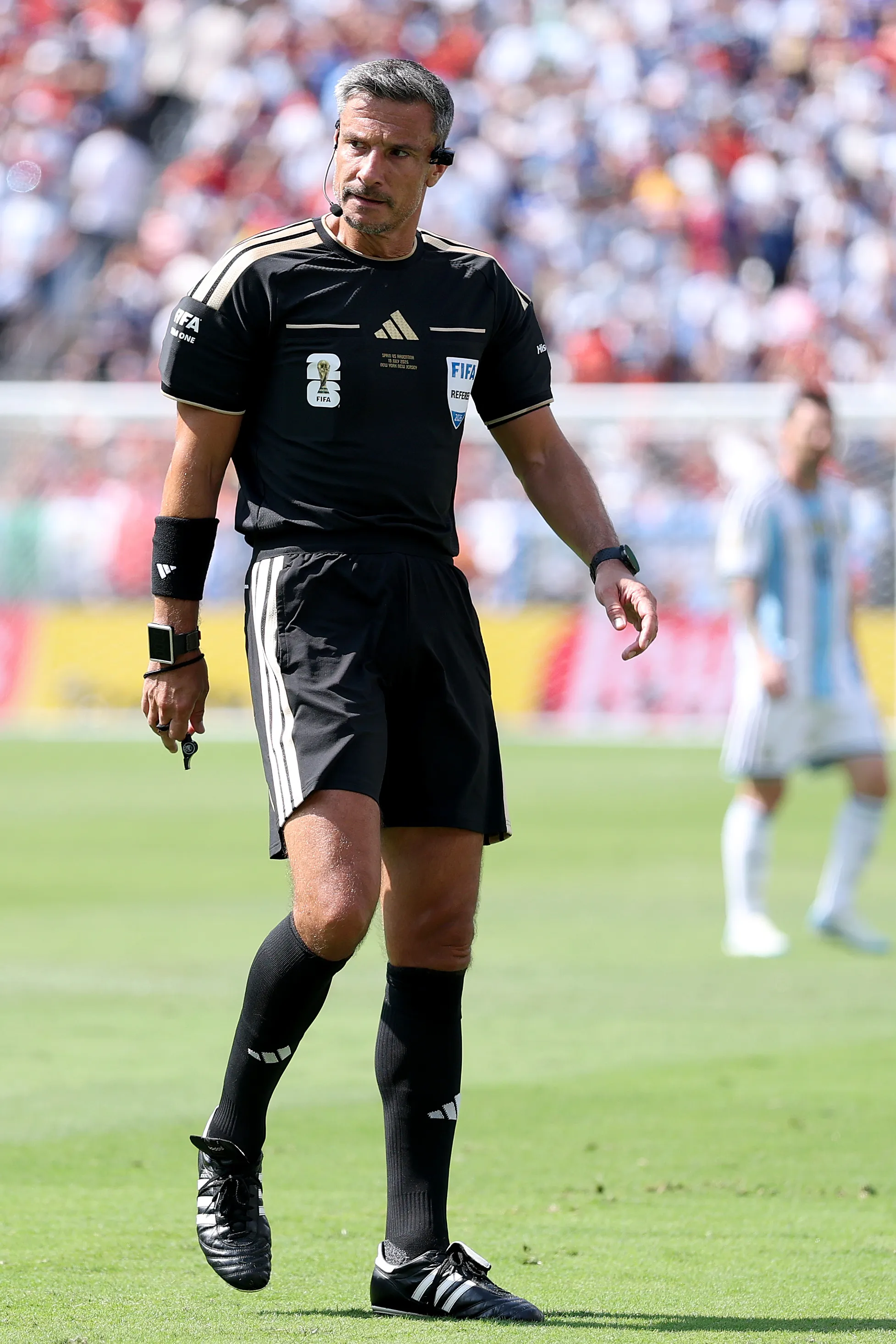 Slavko Vincic en acción en la final del Mundial. (Getty).