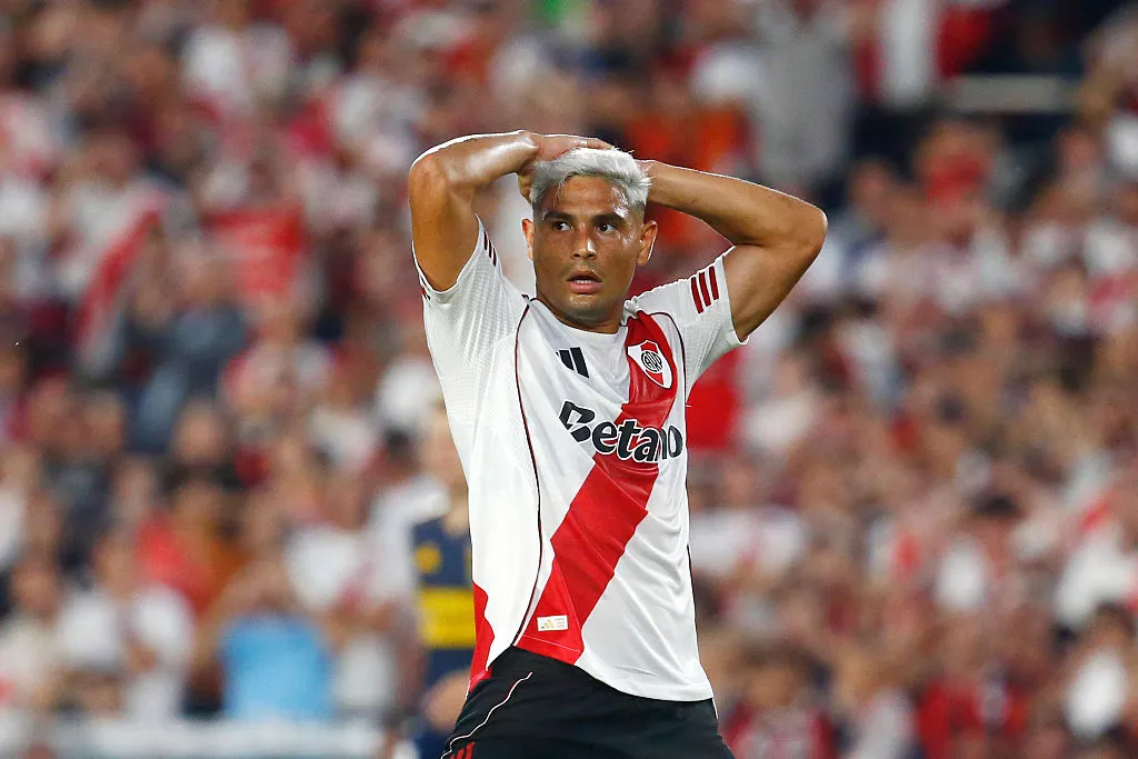 Maximiliano Salas, delantero de River Plate. (Getty Images)