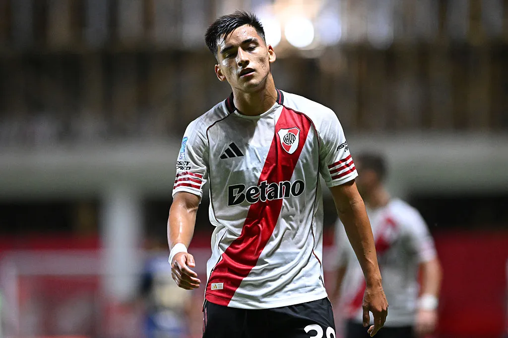 Ian Subiabre, delantero de River Plate. (Getty Images)