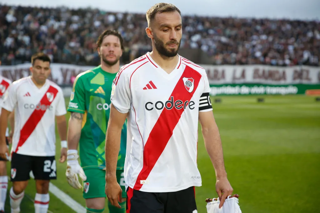 Germán Pezzella, defensor de River. (Getty Images)
