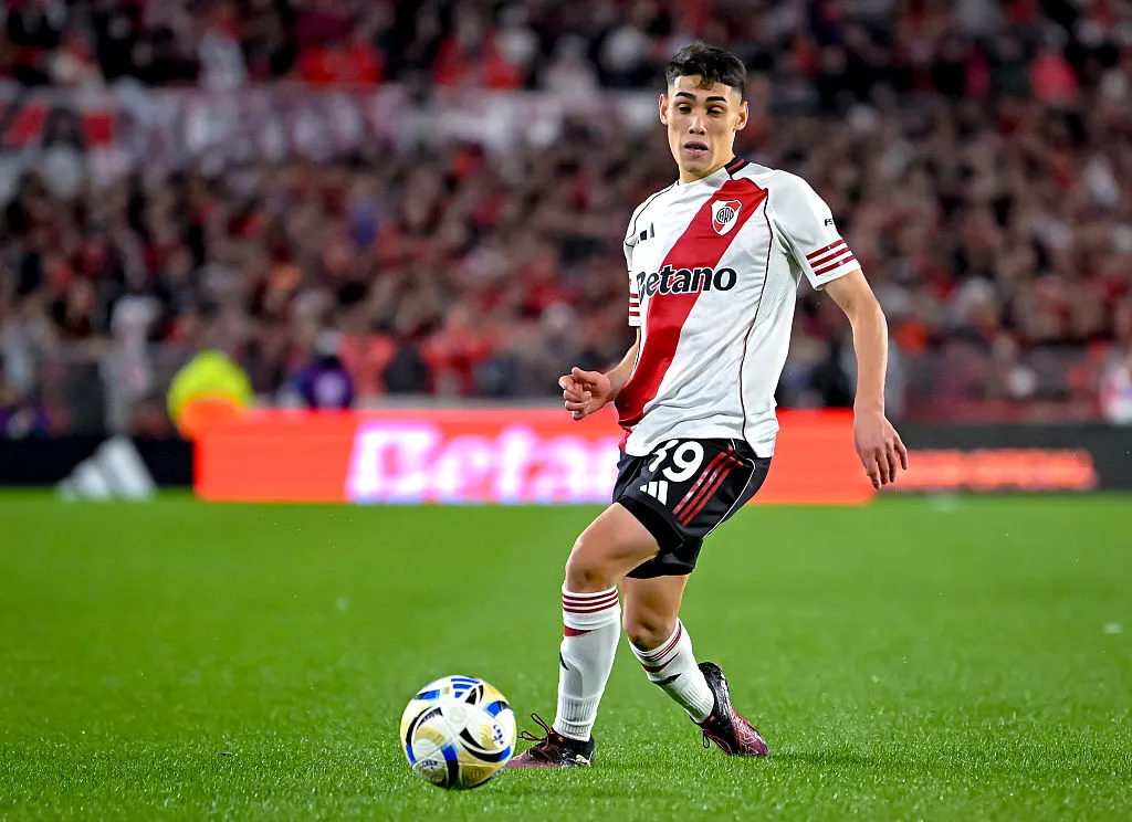 Santiago Lencina, futbolista de River. (Getty Images)