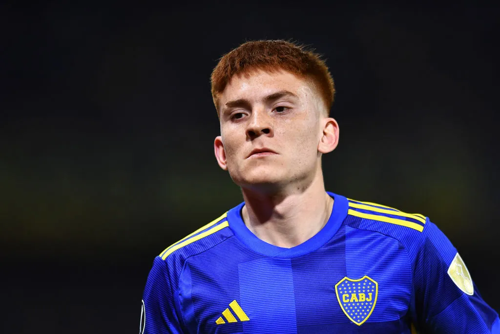 Valentín Barco, en Boca. (Getty Images)