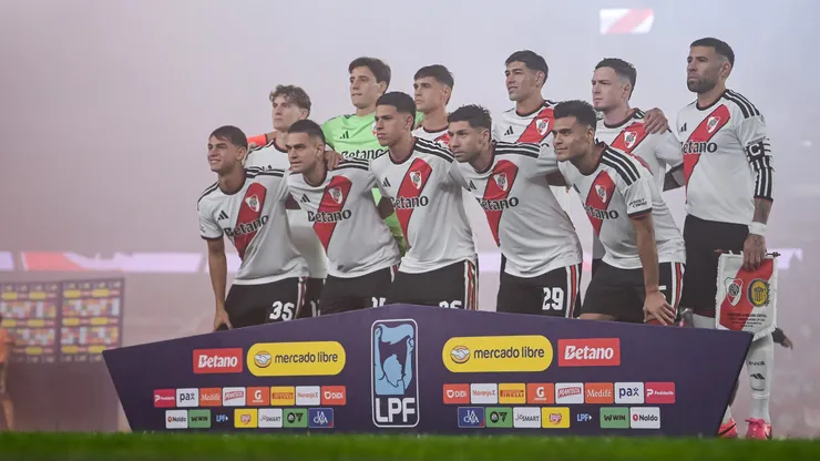 Los titulares de River ante Rosario Central.