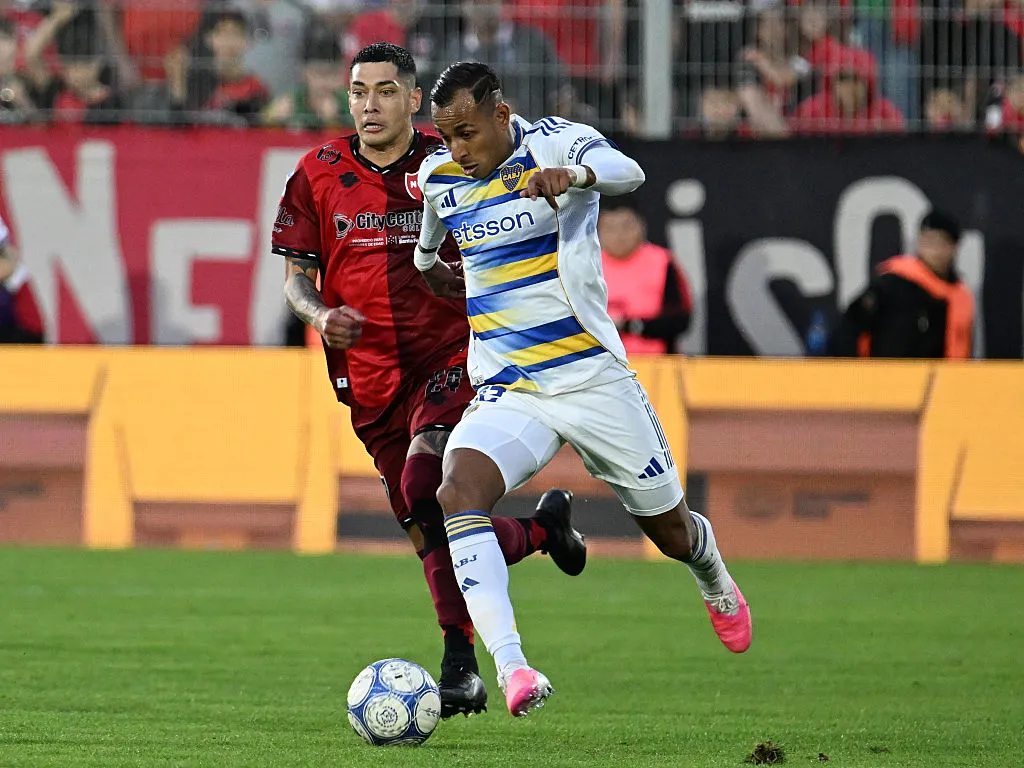 Sebastián Villa en Newell’s – Boca. (Getty Images)