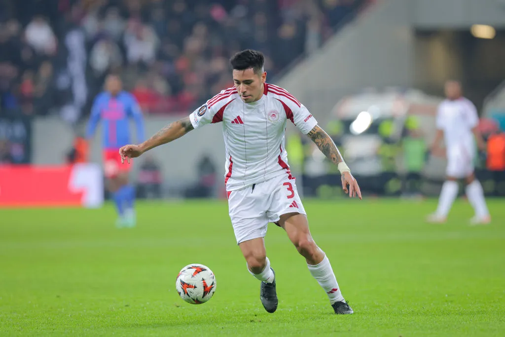 Francisco Ortega, defensor de Olympiacos. (Getty Images)