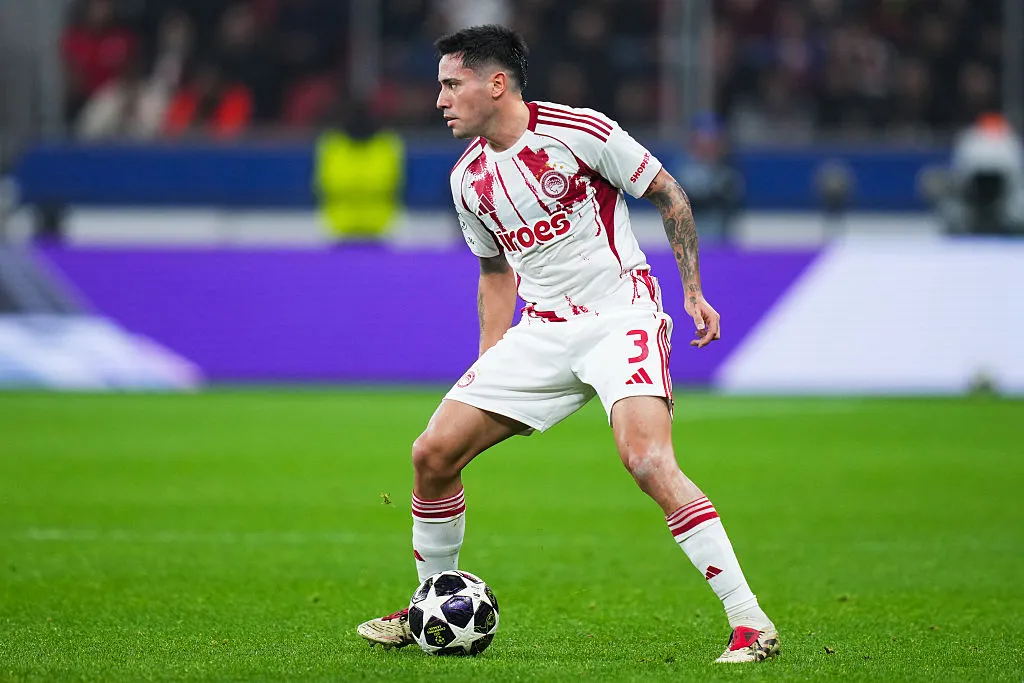Francisco Ortega, defensor de Olympiacos. (Getty Images)