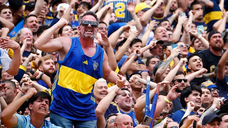 Los hinchas de Boca en La Bombonera.
