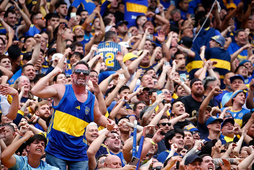 Los hinchas de Boca Juniors. (Getty Images)