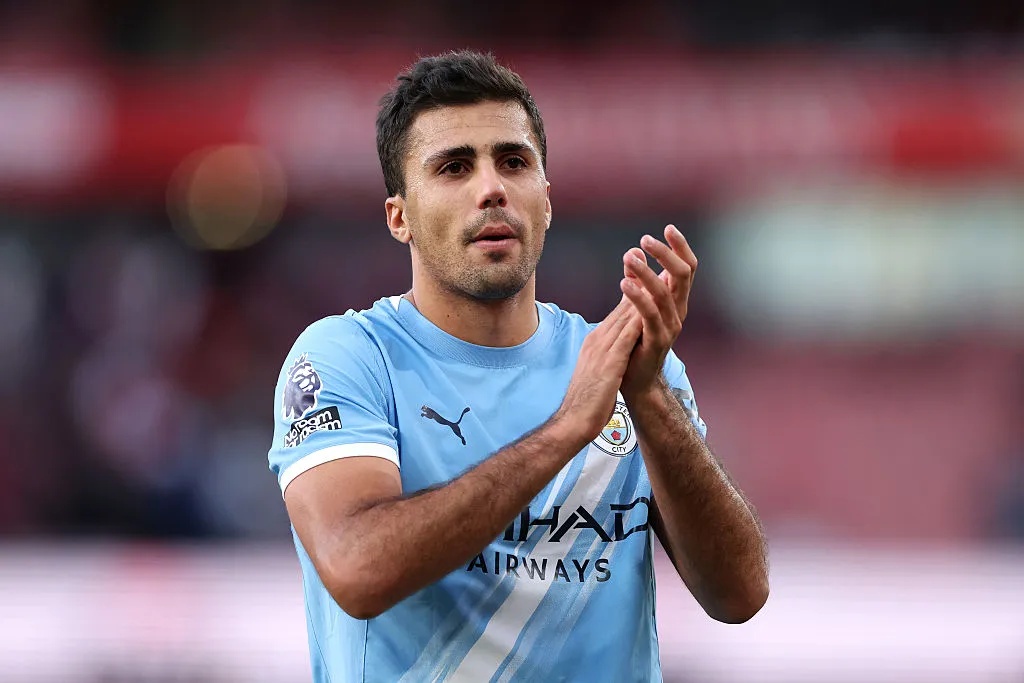 Rodri, en Manchester City. (Getty Images)