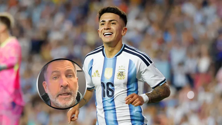 Thiago Almada en la Selección Argentina.