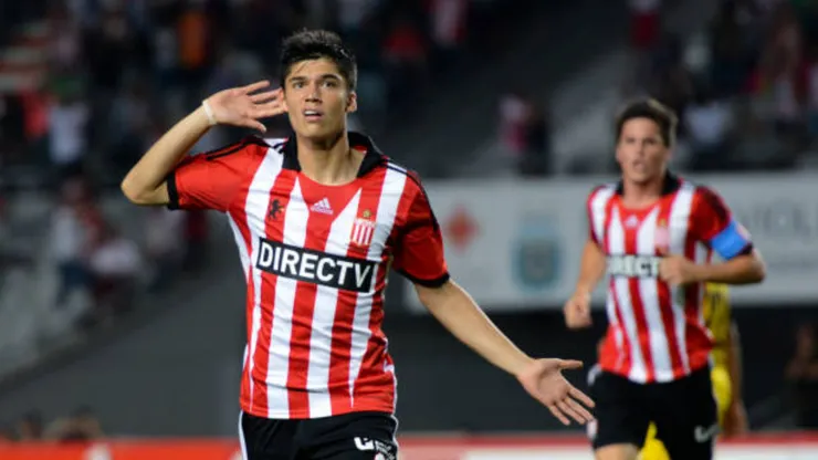 Joaquín Correa, durante su anterior etapa en Estudiantes.