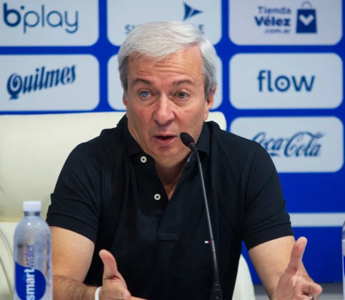 Fabián Berlanga, presidente de Vélez Sarsfield.