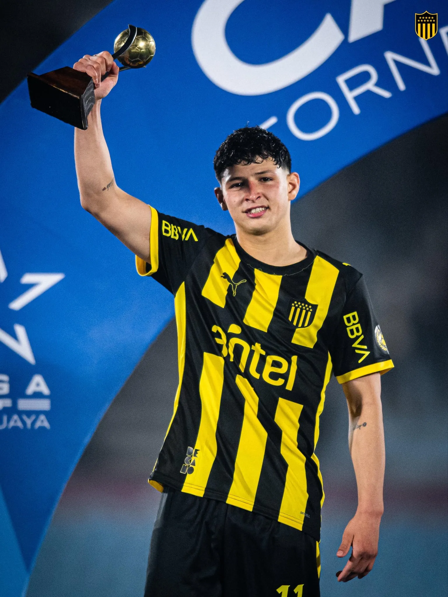 Leonel Jaime ya gritó campeón en Peñarol. (Foto: Prensa Peñarol).