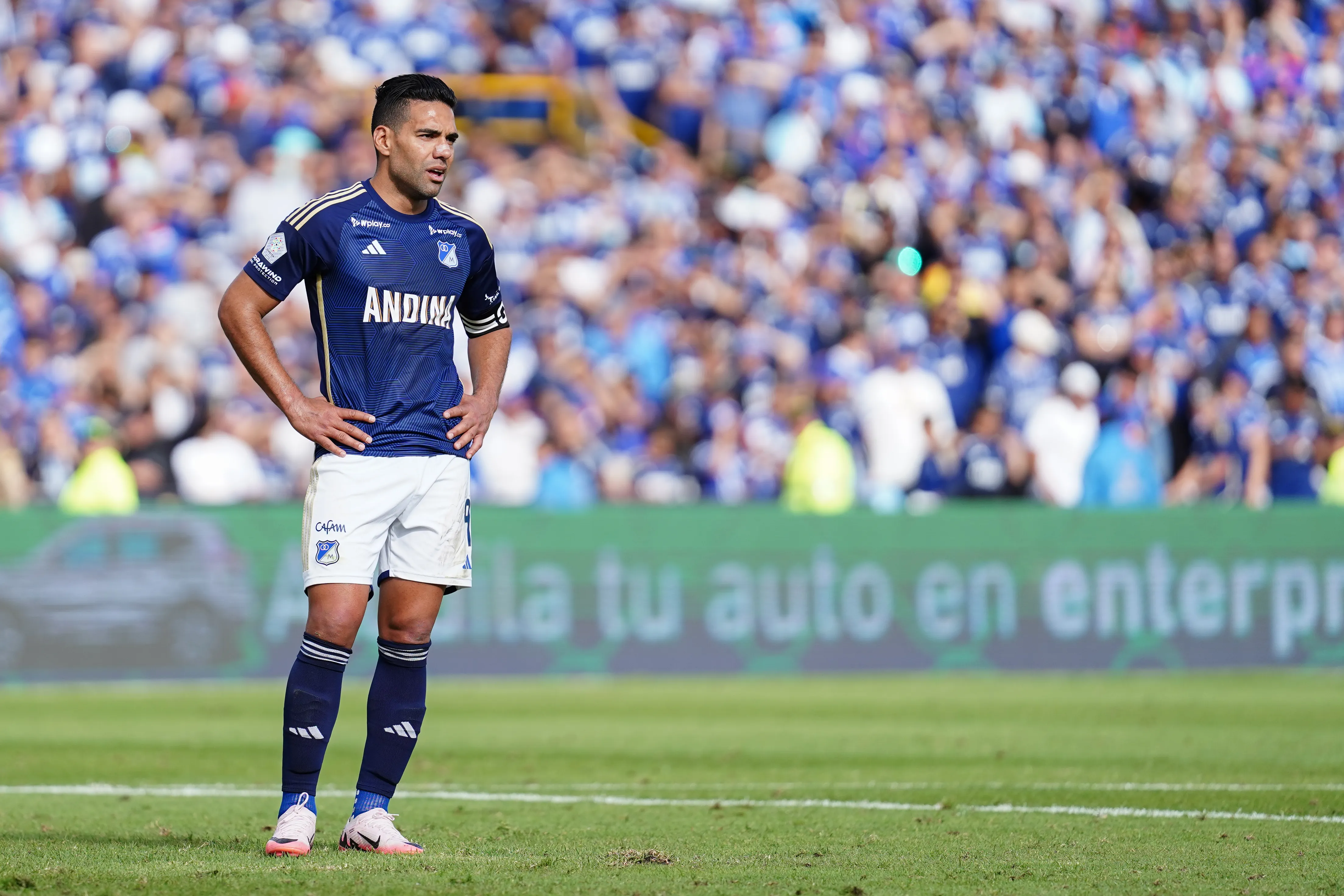 Falcao en Millonarios. (Foto: Getty).
