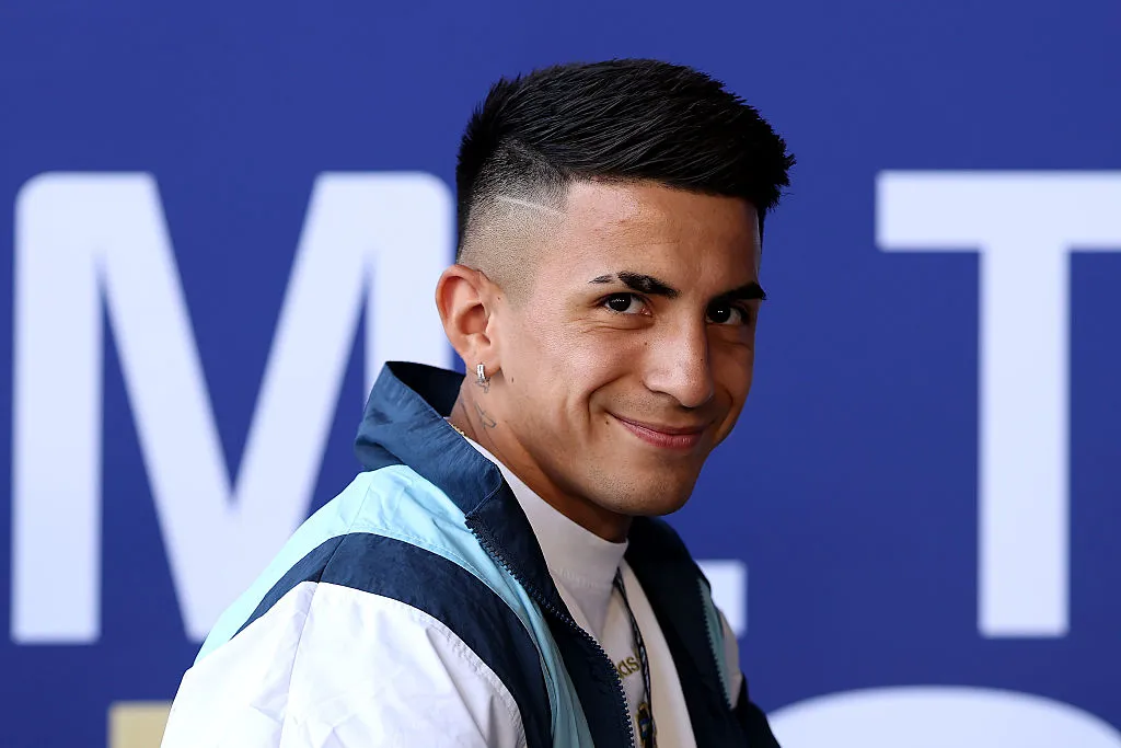 Thiago Almada en la Selección Argentina.